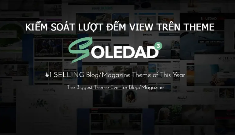 Cách kiểm soát chức năng đếm view theme Soledad